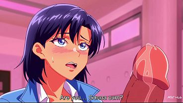 She got a hard cumshot on her  face